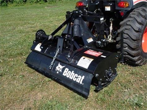 bobcat rototiller skid steer|36 inch 3 point tiller.